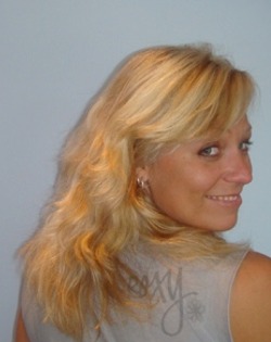 Before Hair Extensions, front view