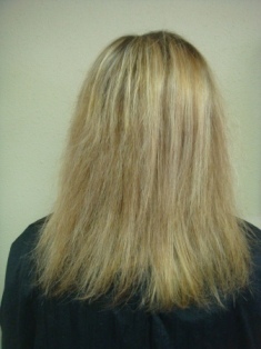 Before Hair Extensions, Side View
