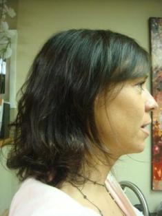 Before Hair Extensions, Front View