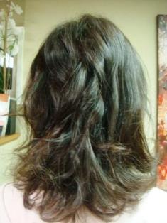 Before Hair Extensions, Back View