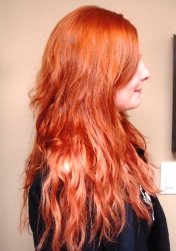 After Hair Extensions, Side View