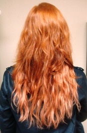 After Hair Extensions, Back View