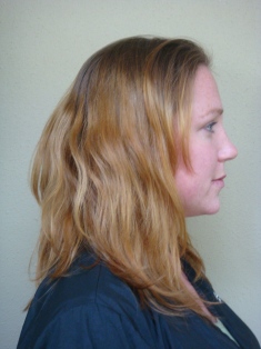 Before Hair Extensions, Front View