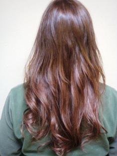 After Hair Extensions, Back View