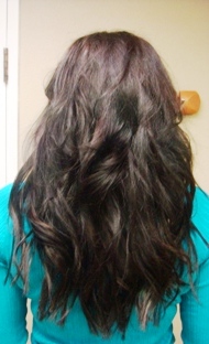 After Hair Extensions, Side View