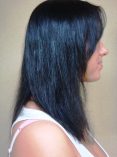 Before Hair Extensions, Front View