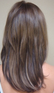 After Hair Extensions, Back View