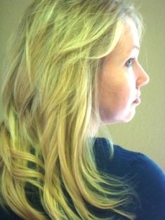 After Hair Extensions, Front View
