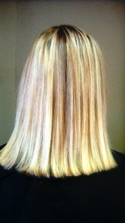 Before Hair Extensions, Back View