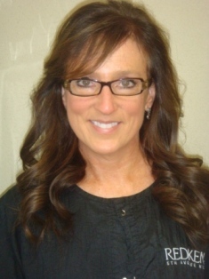 After Hair Extensions, Front View