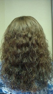After Hair Extensions, Back View