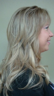 After Hair Extensions, Side View