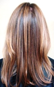 Before Hair Extensions, Back View