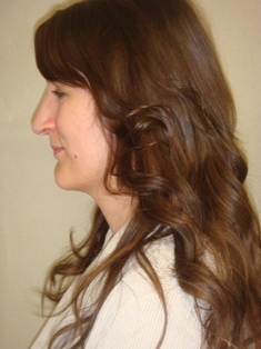 After Hair Extensions, Side View