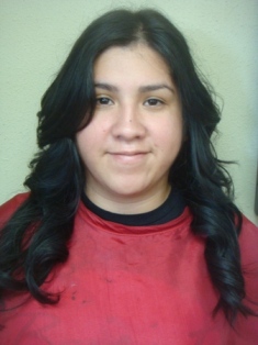 After Hair Extensions, Front View