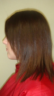 Before Hair Extensions, Back View