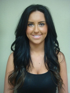 After Hair Extensions, Front View