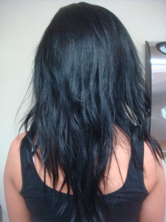 Before Hair Extensions, Back View