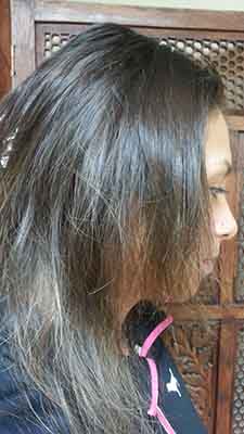 Before Hair Extensions, Side View