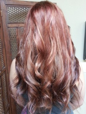 After Hair Extensions, Back View