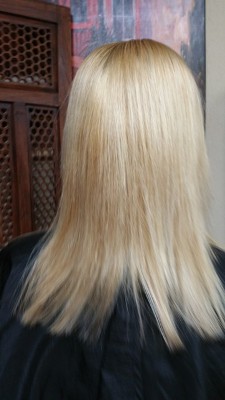 Before Hair Extensions, Back View