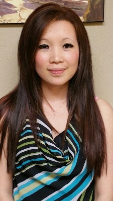 After Hair Extensions, Front View