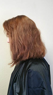 Before Hair Extensions, Side View