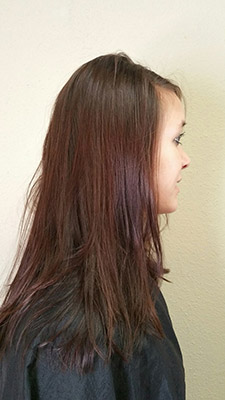 Before Hair Extensions, Side View