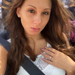 After Hair Extensions, Front View