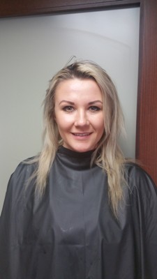 Before Hair Extensions, Front View