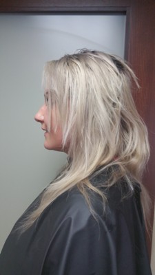 Before Hair Extensions, Side View