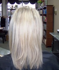 Before Hair Extensions, Front View