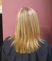 Before Hair Extensions, Back View