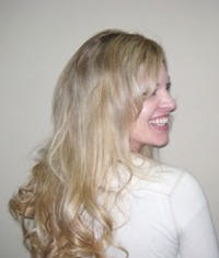 After Hair Extensions, Side View