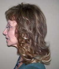 After Hair Extensions, Side View