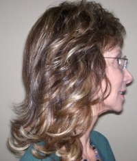 Before Hair Extensions, Back View