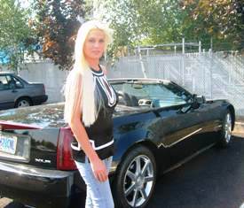 After Hair Extensions, Front View
