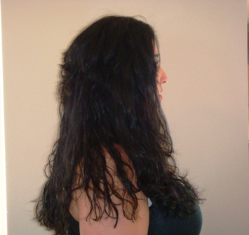 After Hair Extensions, Side View