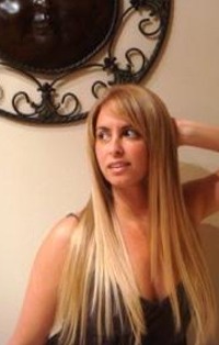 After Hair Extensions, Front View