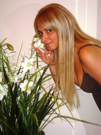 After Hair Extensions, Back View
