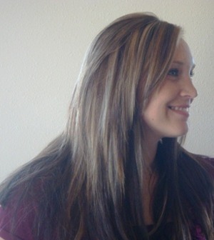 After Hair Extensions, Side View