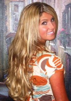 After Hair Extensions, Back View