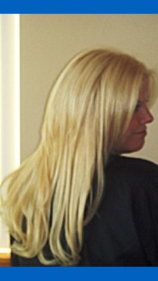After Hair Extensions, Side View