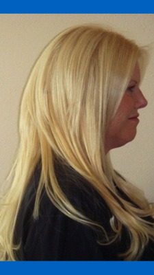 Before Hair Extensions, Back View