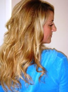 After Hair Extensions, Side View