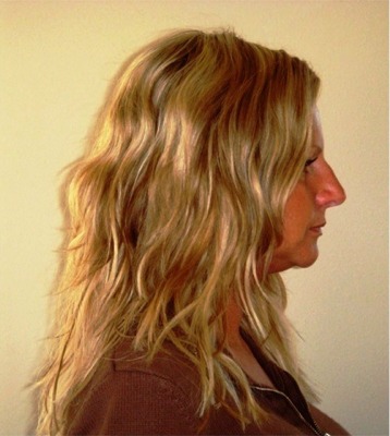 Before Hair Extensions, Back View