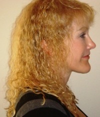 After Hair Extensions, Side View