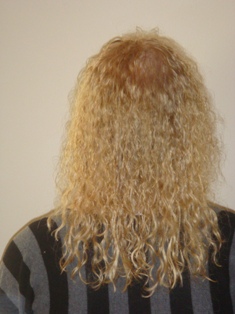 After Hair Extensions, Back View