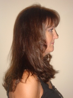 After Hair Extensions, Side View