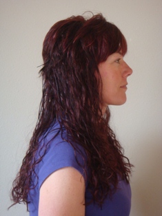 After Hair Extensions, Side View